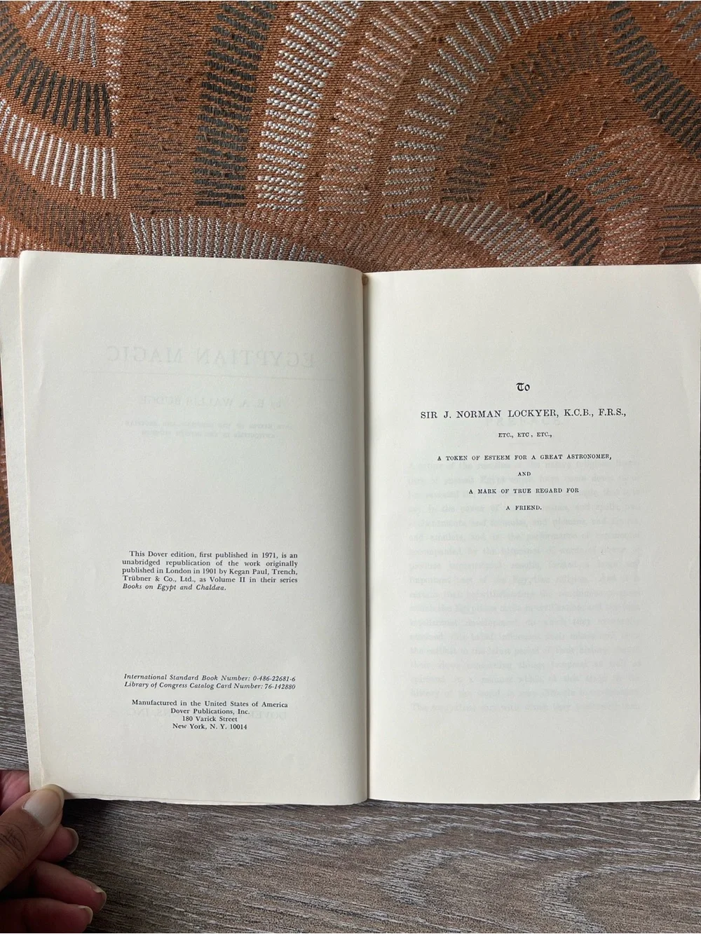 Egyptian Magic by E.A.Wallis Budge